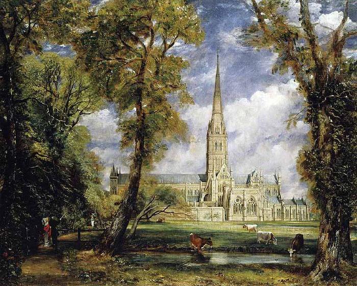 John Constable Salisbury Cathedral from the Bishop s Grounds
